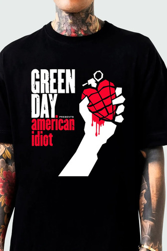 Camiseta - Green Day American Idiot - Banda Rock