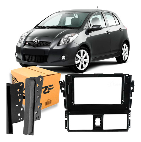 Panel Tablero Cambio Radio Toyota Yaris 2013 Superior /zf