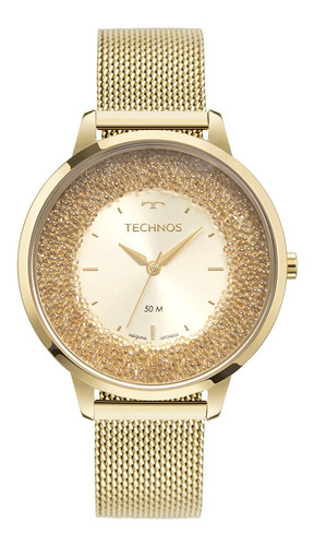 Relógio Technos Feminino Crystal Dourado - 2035mwo/1x