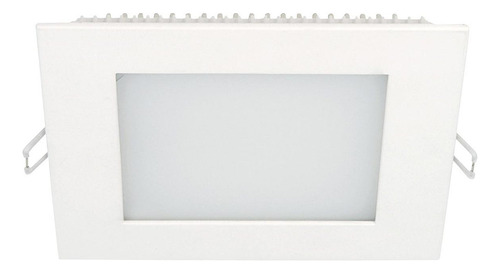 Luminaria Led Plafon Taschibra Embutir Quadrado 12w 6500k 17