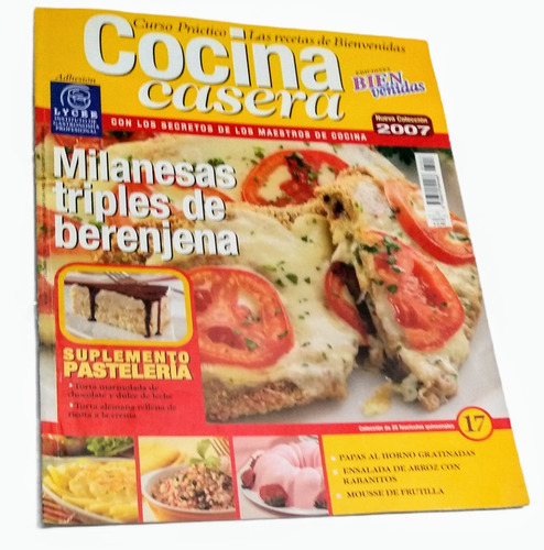 Revista Cocina Casera Milanesas De Berenjenas Nº 17 Año 2007