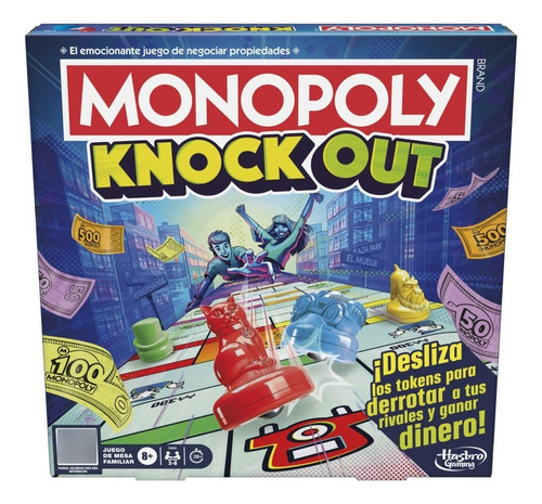 Juego De Mesa Monopoly Knockout Hasbro Gaming F8995