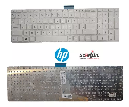 Judías verdes rural George Hanbury Teclado Laptop Hp 15-bs 15-bs100 Sp Blanco Costo $25 | MercadoLibre