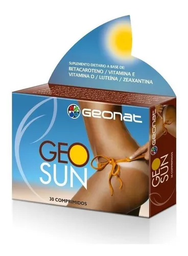 Autobronceante Pastillas Bronceador Protector Geosun X30 Com