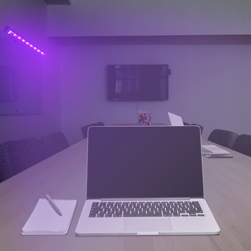 Steelpro - Barra Led 9 X 5 Watts - Gama De Colores Uv