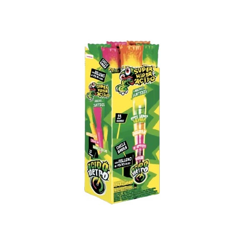 Chicle Barra Super Acido X15und - g a $3