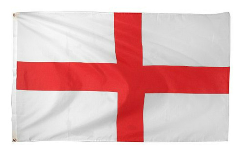 Bandera De Inglaterra - Cruz De San Jorge 3 X 5 Pies En Poli