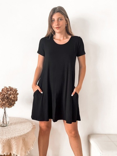 Vestido Corto De Modal Con Bolsillos Manga Corta T 2 Al 6 | MercadoLibre Vestido Corto De Modal Con Bolsillos Manga Corta T 2 Al 6 | MercadoLibre