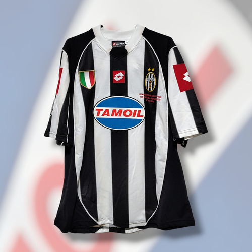 Camiseta Juventus Italia 2003 #3 Tacchinardi Final Ucl 