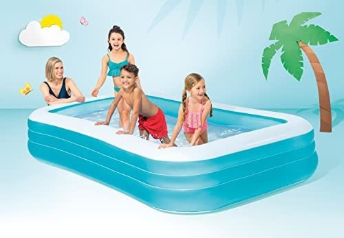 Piscina Inflable Tamaño Familiar Alberca Grande De Plastico