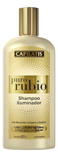 Shampoo Capilatis Iluminador Puro Rubio X 420 Ml