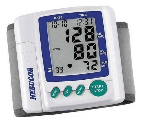 Monitor de presión arterial digital de muñeca automático Nebucor HL-168F