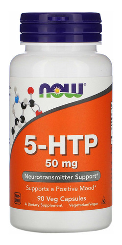 5-htp 50 mg x 90 cápsulas veganas - Now Foods