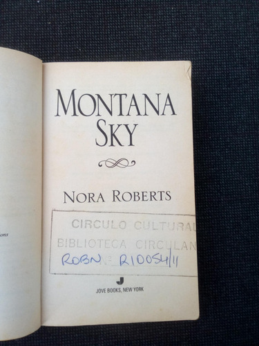Imagen 2 de 2 de Montana Sky Nora Roberts