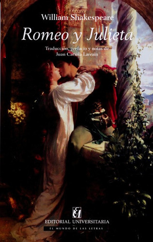 Romeo Y Julieta, De Shakespeare, William. Editorial Universitaria Santiago De Chile, Tapa Blanda, Edición 30 En Español, 2015