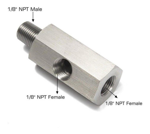 Adaptador De Sensor De Bspt De Carro 1/8\'\' Peça Npt