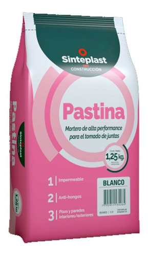 Pastina Sinteplast Alta Performance 1,25 Kg Porcelanatos Cer