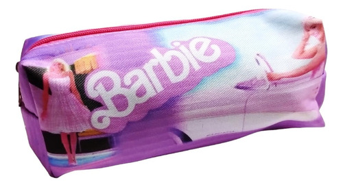 Cartuchera Escolar Tubo Grande - Diseño Barbie