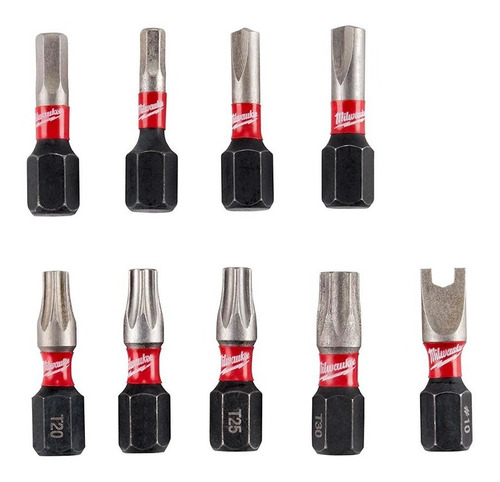 Milwaukee Puntas De Impacto De Seguridad 1in Torx Hex 9pz