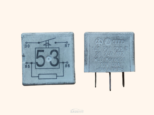 Relevador No 53 Bora Tdi 141951253b Original Oem (Usado)