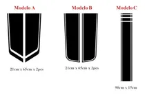 Comprar Vinilo Calco Tuning Franjas Capot   Personalizá Tu Auto