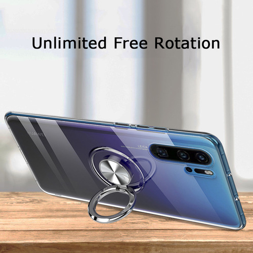 Funda Para Oppo A5 Pro Transparente Anillo+mica
