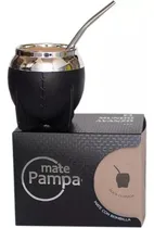 Comprar Mate Pampa Torpedo Térmico Con Bombilla Boca Cerrada Negro