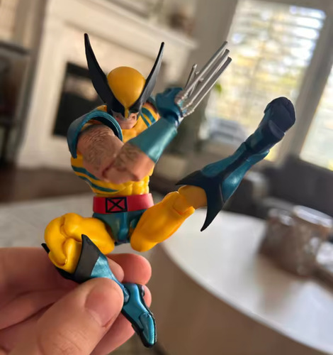 Figura Muñeco Wolverine X Men De 16 Cm Con Base