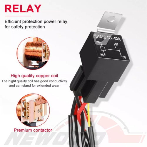 Imagen 6 de 10 de Neblineros Focos Cree Led 12/80v + Cableado Ramal 2 Metros