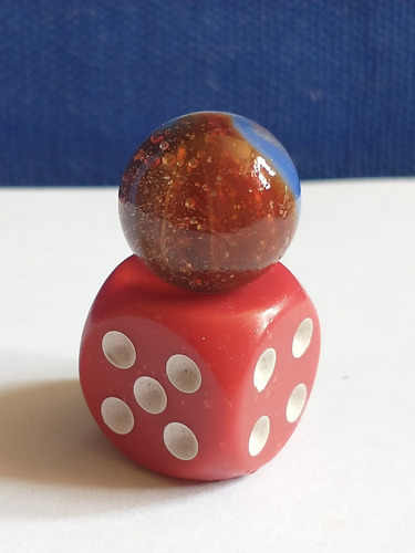 Canica Ojo De Gato Azul 13mm (Usado)