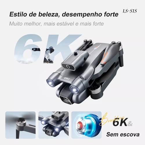 . Mini Drone Motor Dual Camera 4k S1s 2 Versión Con Batería