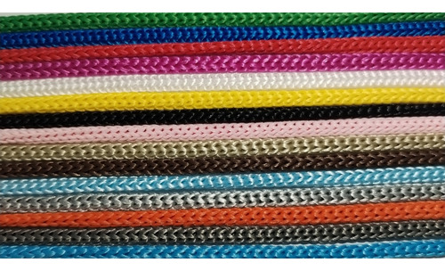 Cordón Tricot 3mm Rollo De 400mt Colores Variados