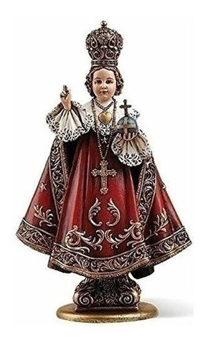 Infante Romano De Praga Con Cruz Real Tunicas Rojas 2 X 6 Pu