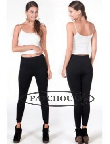 Imagen 7 de 7 de Calza Leggin Chupin Algodón / Lycra Tiro Medio Mujer 1/2/3/4