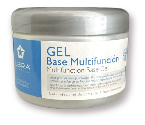 Gel Transductor Base X250 Grs Libra Cosmetica 