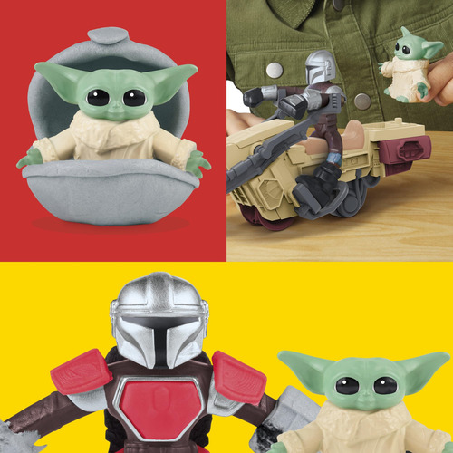 Play-doh Star Wars Mandalorian Lanzador Bendy Grogu Ews