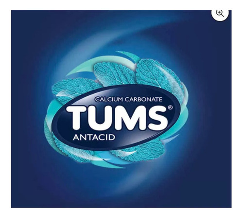 Tums Antiacid Peppermint Com 160 Tabletes Mastigáveis