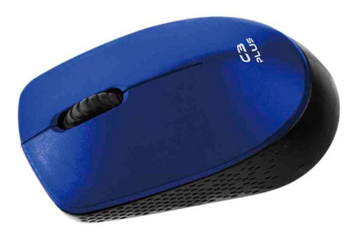 Mouse Wireless Sem Fio 1000dpi M-w17 C3tech Pilha Inclusa Cor Azul