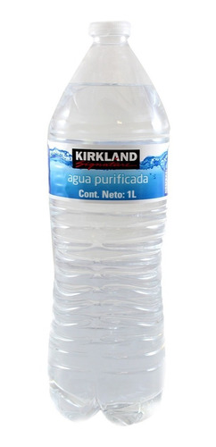 Agua Purificada Kirkland Signature 21 Piezas De 1 L C/u