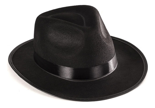 Sombrero De Gángster Negro