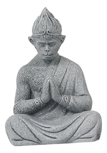 Escultura De Mono Para Decoración. 13,5x7x9,5cm Orar