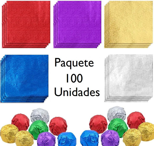 Papel De Aluminio Para Envoltura De Chocolate Y Caramelos  