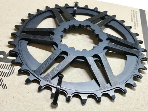 Plato Dartmoor Mtb Direct 34t, Narrow-wide, Standard, Negro