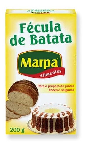 Fecula De Batata Premium Doces Salgados 200g Marpa Alimentos