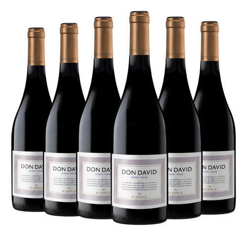 Vino Tinto Don David Pinot Noir El Esteco - Caja X6