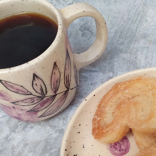 Imagen 2 de 3 de Set Taza Y Platito Natu