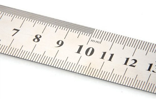// Régua De Aço Inoxidável Vintage Rule Scale Machinist