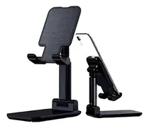 Comprar Soporte Apoya Tablet Celular De Mesa Extensible Plegable Color Negro