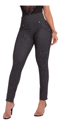 Calça listrada cheap mercado livre