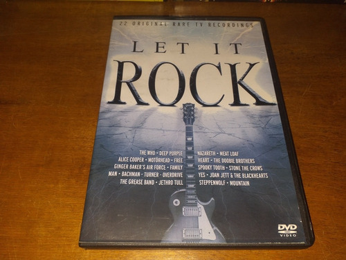 Let It Rock Rare Tv Recordings Dvd Who Heart  Purple Yes 